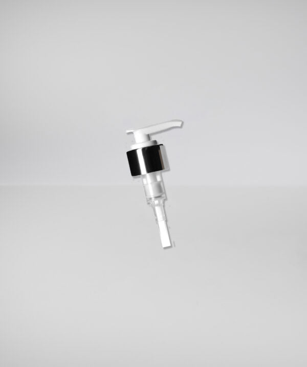 Silver Pump for Cleansers