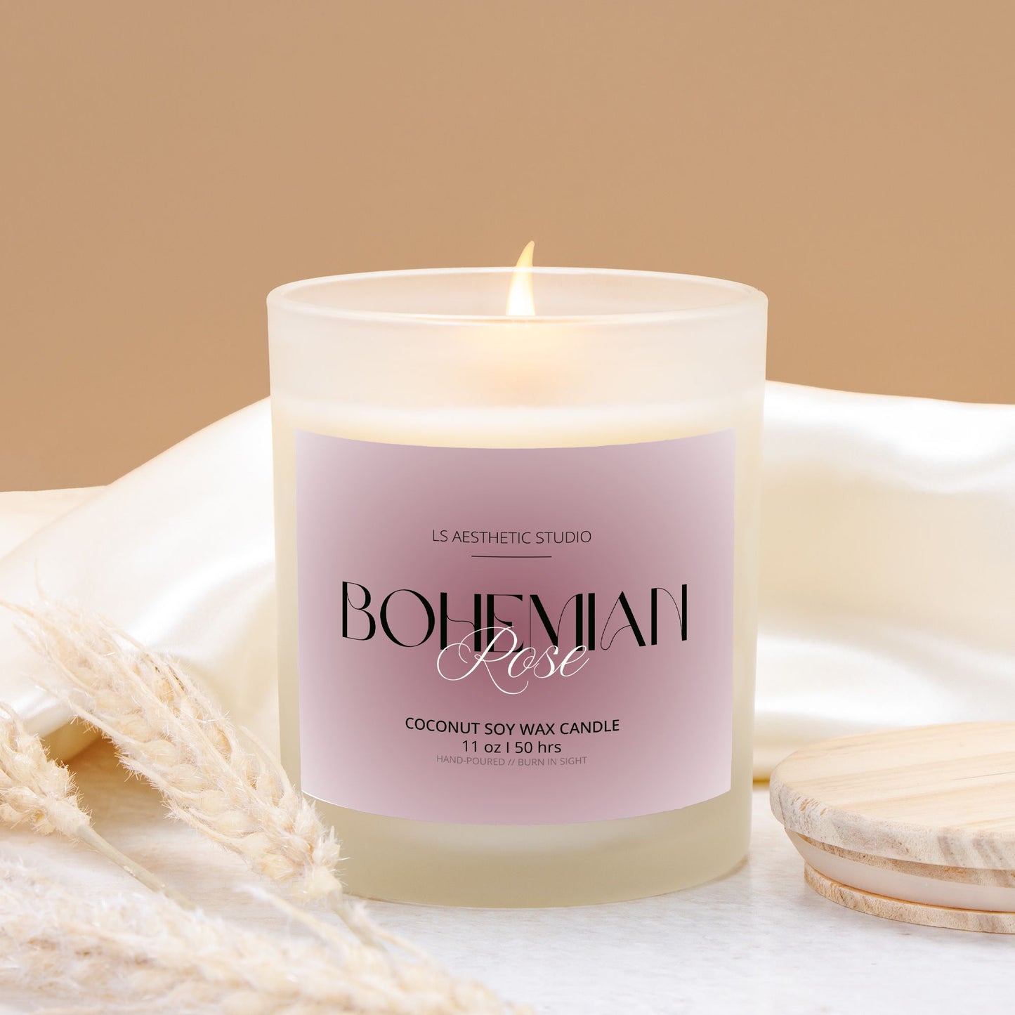 Bohemian Rose - Coconut Soy Candle
