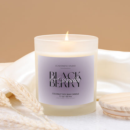 Blackberry & Vanilla - Coconut Soy Candle