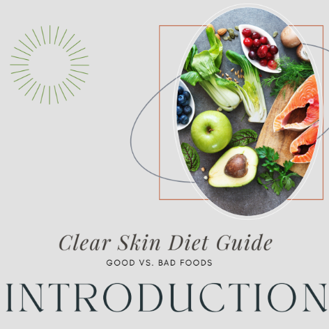 Clear Skin Diet Guide - Good vs Bad Foods - Free E-Book