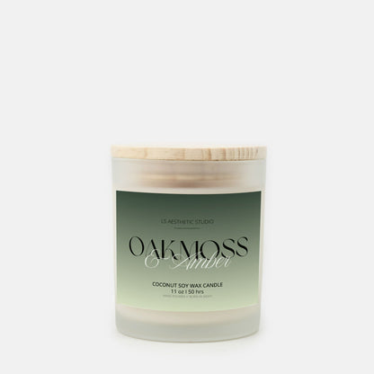 Oakmoss & Amber - Coconut Soy Candle