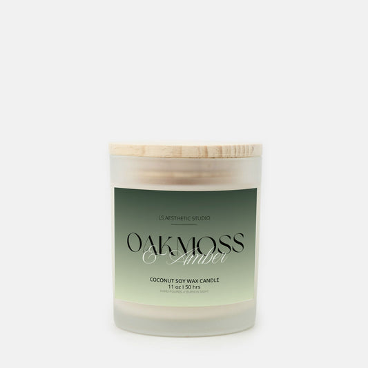 Oakmoss & Amber - Coconut Soy Candle